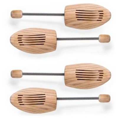 Abbildung von Blumtal® Schuhspanner für Damen und Herren aus Echtholz im 2er Set Knickschutz Schuhe Schuhstrecker Kiefernholz Schuspanner Shoe Tree Gr. 40 41