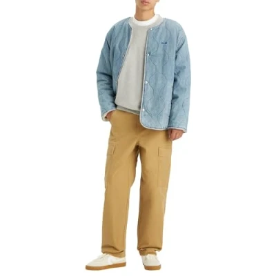 Abbildung von Levi&#039;s Straight Cargohose, Herren, Größe: 36x32, British khaki x canvas