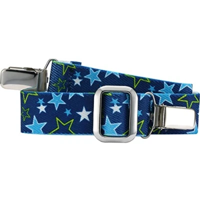 Abbildung von Playshoes Apparel Schnalle Zum Klipsen Elastik Gürtel Clip Sterne, blau, 116 140