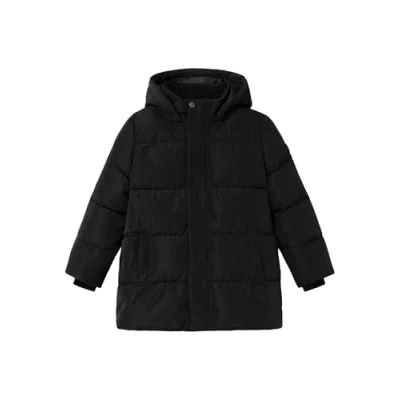 Abbildung von Name it Wattierte Winterjacke für Kinder, Größe: 152, Black