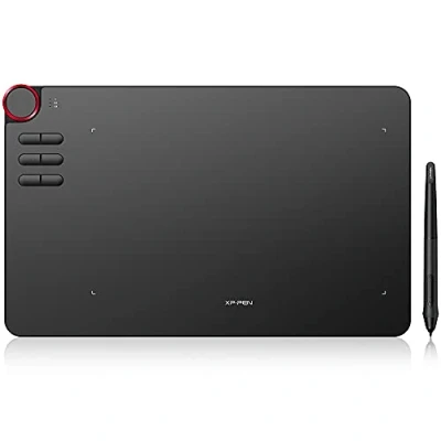 Abbildung von XP PEN Deco 03 kabelloses Grafiktablett 10x5,62 Zoll Wireless zeichentablett mit 8192 Druckstufen batterielosem Stift zum Malen/Bildbearbeitung/Fernunterricht/E Learning