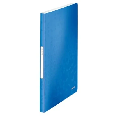 Abbildung von Leitz 46320036 Sichtbuch WOW, A4, PP, 40 Hüllen, blau metallic