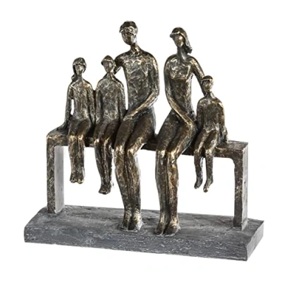 Abbildung von Casablanca Skulptur We Are Family Familie Poly Bronzefarben (HxBxT) 26 x 9cm