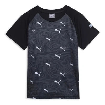 Abbildung von Puma Active Tshirt print für Kinder, Größe: 164, Black