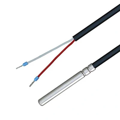 Abbildung von iOVEO 035HP05210 NTC 10kOhm Temperaturfühler mit PVC Leitung bis 105C, Temperatursensor, Fühler, Heizung, NTC, 10 Meter