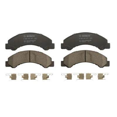 Abbildung von BOSCH 0 986 494 677 Bremsbelagsatz Low Metallic mit Anti Quietsch Blech