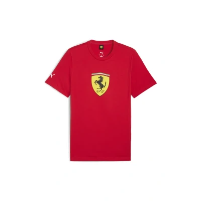 Abbildung von PUMA Ferrari Sportswear Herren T Shirt, Farbiges Schild, 1 Stück