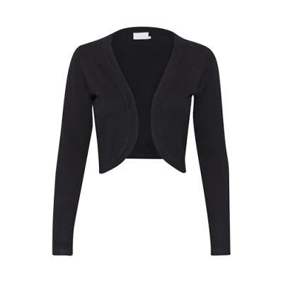 Abbildung von Kaffe Astrid Bolero Strickjacke, Damen, Größe: 3XL, Black deep