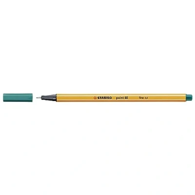 Abbildung von Stabilo Point 88 Fineliner Türkis 10 Stück.