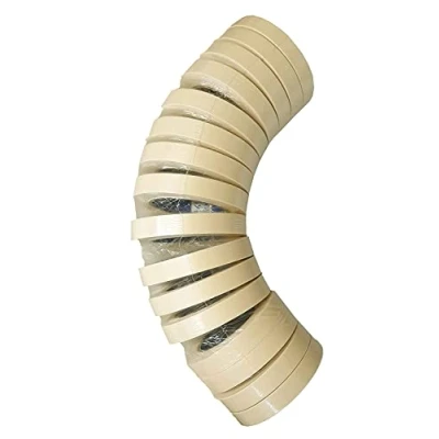 Abbildung von ACIT, Malerkrepp, Turm mit vielen Klebebandrollen, Universal Kreppband für Malerarbeiten (16 Rollen 19 mm)
