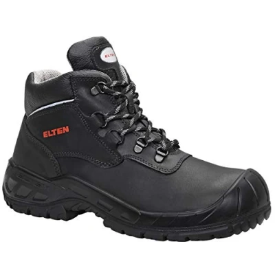 Abbildung von ELTEN Sicherheitsschuhe LUTZ S3 HI, Damen und Herren, Leder, Stahlkappe, leicht, robust, Schwarz, Größe: 42