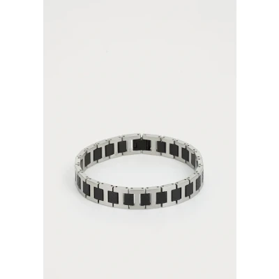 Abbildung von Lacoste Armband mit Knebelverschluss für Herren Kollektion METROPOLE aus Edelstahl und schwarz plattiertem Stahl 2040418