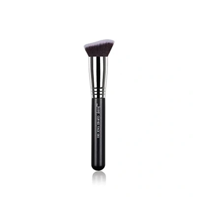Abbildung von Jessup Professional Single Gesicht Foundation Rouge Makeup Pinsel Kosmetik Kunsthaar 1 Stück schwarz/silber B083 083