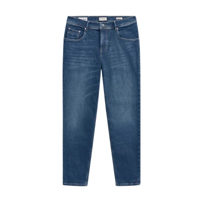 Abbildung von bugatti AUS Stretch Handcrafted Jeans Tapered Fit 363blau, Herren, Größe: 38x34, 363 blau