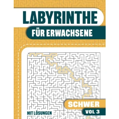Abbildung von Labyrinthe für Erwachsene: Buch mit 200 Schwer Band 3