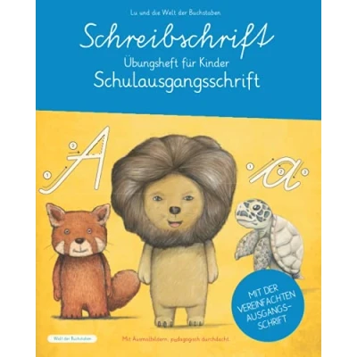 Abbildung von Schreibschrift Übungsheft für Kinder Schulausgangsschrift (SAS): Buchstaben lernen in der Klasse 1, 2 und 3. Lehrplanbasiert &amp; pädagogisch durchdacht.
