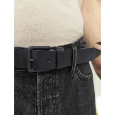 Abbildung von Jack &amp; Jones Jacroma BELT Gürtel, Herren, Größe: 95, Black