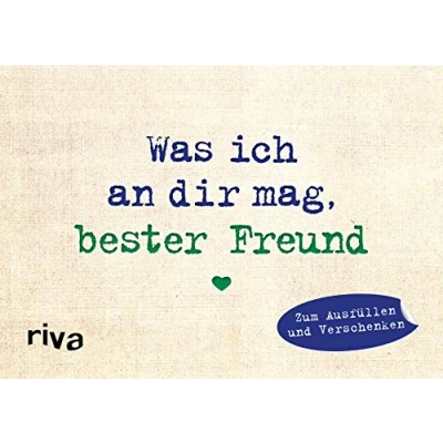 Abbildung von Was ich an dir mag, bester Freund Miniversion: Zum Ausfüllen und Verschenken