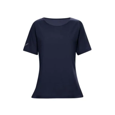 Abbildung von Trigema Damen 537211 T Shirt, Blau (Navy 046), 56 (Herstellergröße: XXXL)