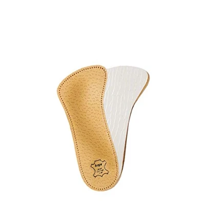 Abbildung von Orthopädische 3/4 Leder Einlegesohlen mit Längs und Quergewölbestütze Senk Spreizfuss Stütze, Kaps Flamenco, 37 EUR / 4 UK/Damen