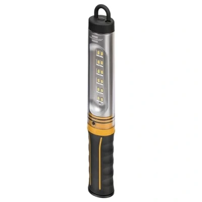 Abbildung von Brennenstuhl LED Akku Werkstattleuchte WL 500 A/Aufladbare Stableuchte mit USB Ladekabel (520lm, 3 Lichtmodi, integriertem Haken und Magnet)