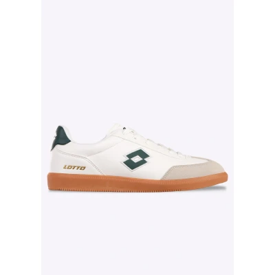 Abbildung von Lotto Unisex VINTAL MF Sneaker, White/Green, 42 EU