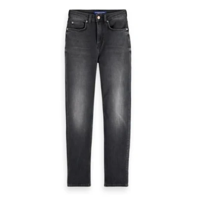 Abbildung von Scotch &amp; Soda Damen High Five Slim Fit Jeans, Black Night, 27 34