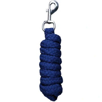 Abbildung von Harry&#039;s Horse Halfterführstrick Soft Silberf Karabiner Navy