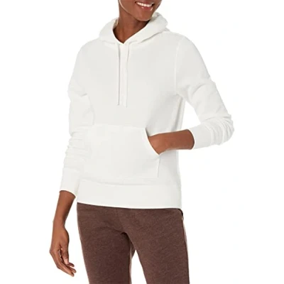 Abbildung von Amazon Essentials Damen Fleece Kapuzenpullover (in Übergröße erhältlich), Weiß, XXL