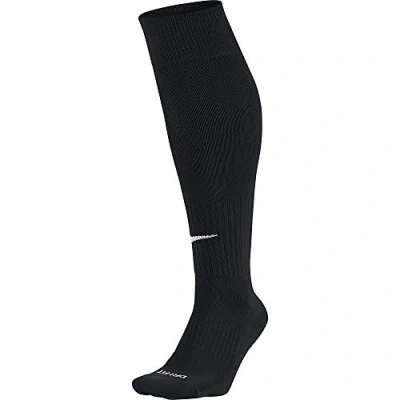 Abbildung von Nike Unisex Erwachsene Knee High Classic Football Dri Fit Fußballsocken, Schwarz (Black/Weiß), 42 46 EU (L)