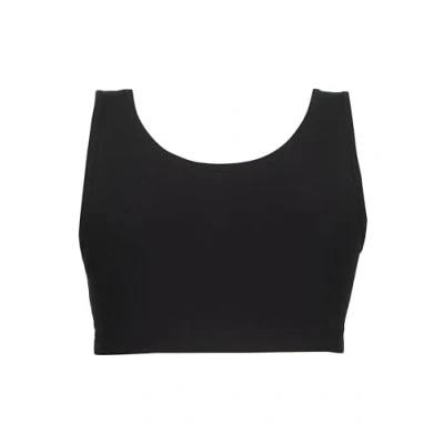 Abbildung von Ulla Popken Damen Bustier T Shirt BH, Schwarz, 46 48