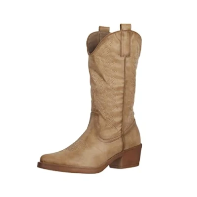 Abbildung von Elara Plateaustiefelette, Damen, Größe: 39, Khaki Schuhe