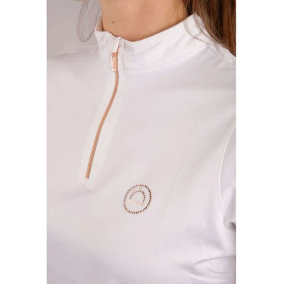 Abbildung von Montar Poloshirt Everly Rosegold Junior Weiß 176
