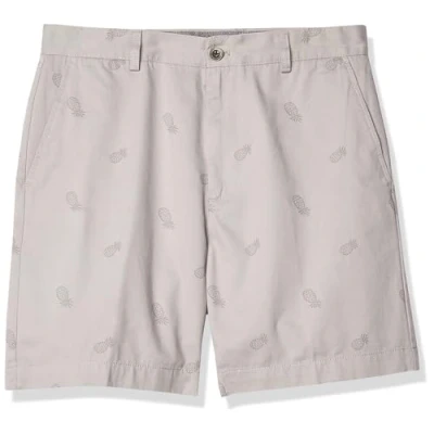 Abbildung von Amazon Essentials Herren 18 cm Chinoshorts Mit Klassischer Passform, Grau Ananas, 31W