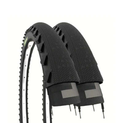 Abbildung von ECOVELO Unisex Erwachsene 26 x 1.95 2 Reifen Demi Slick 1,95, Schwarz,