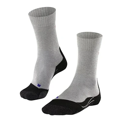 Abbildung von FALKE Herren Wandersocken TK2 Explore Cool M SO Lyocell Funktionsmaterial antiblasen dick 1 Paar, Grau (Light Grey 3403), 42 43