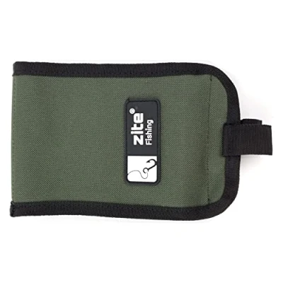 Abbildung von Zite Fishing Vorfachtasche Angelvorfächer &amp; Haken Rig Bag Tasche Wallet Angeln 100% Polyester (13x19cm)