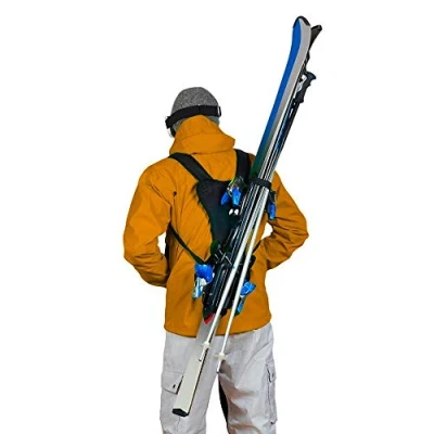 Abbildung von Wantalis Skiback Cordura Skiträger, Schwarz, one Size