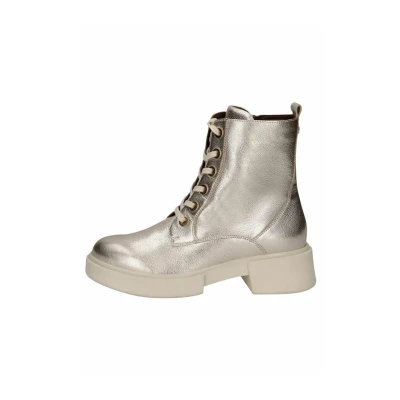 Abbildung von Caprice Schnürstiefelette, Damen, Größe: 37, Platin metal Schuhe