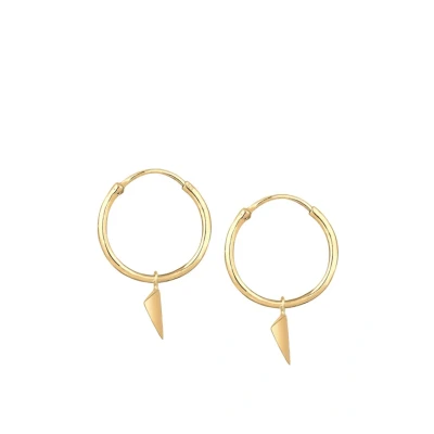 Abbildung von Elli Triangle Ohrringe, Damen, Größe: One Size, Gold coloured