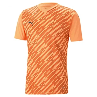 Abbildung von Puma Fussball Teamultimate Tshirt print für Kinder, Größe: 116, Orange