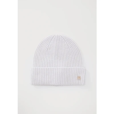 Abbildung von Tommy Hilfiger Beanie »TH CASHMERE«, aus Rippstrick, Umschlag