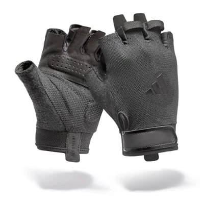 Abbildung von adidas Essential Trainingshandschuhe feuchtigkeitsabsorbierende Aeroready Technologie gepaart mit Einer äußerst komfortablen, strapazierfähigen Handinnenfläche aus Velourlederimitat