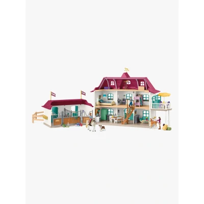 Abbildung von Schleich 42706 Horse Club Spielset Lakeside Wohnhaus mit Stall