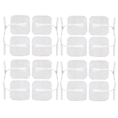 Abbildung von Med fit Die hochwertigsten, besonders haltbaren, selbstklebenden TENS Elektroden, 16er Pack, 5 x cm