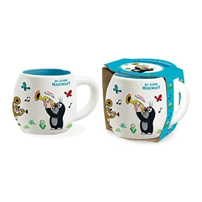Abbildung von Trötsch Der kleine Maulwurf 3D Keramiktasse Lieblingstasse Musik: Kaffeetasse Teetasse Geschenkidee Geschenk Tasse