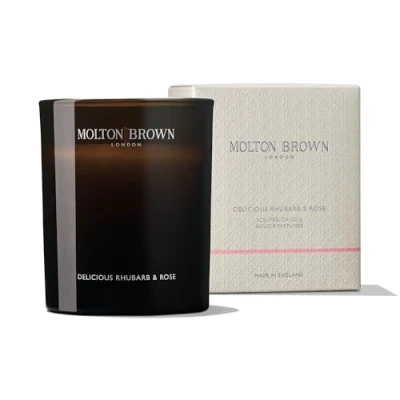 Abbildung von Molton Brown Delicious Rhubarb &amp; Rose Duftkerze im Glas 190 g