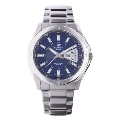 Abbildung von Casio HerrenArmbanduhr Analog Quarz Edelstahl EF 129D 2AVEF