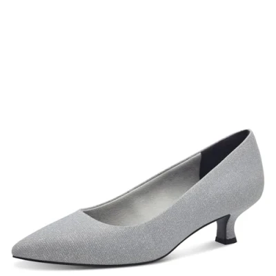Abbildung von MARCO TOZZI Damen Pumps Spitz Elegant, Silber (Silver), 38 EU