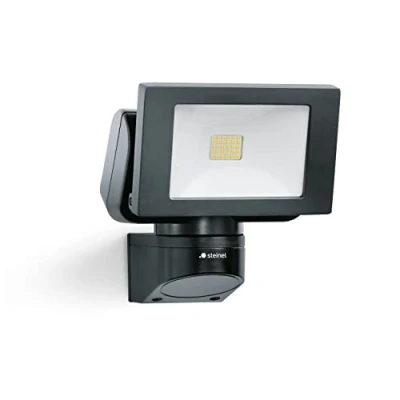Abbildung von Steinel LED Außenstrahler LS 150 schwarz, 14,7 W Flutlicht, 1375 lm, schwenkbarer Strahler Kopf, neutralweiß (4000 K), IP44
